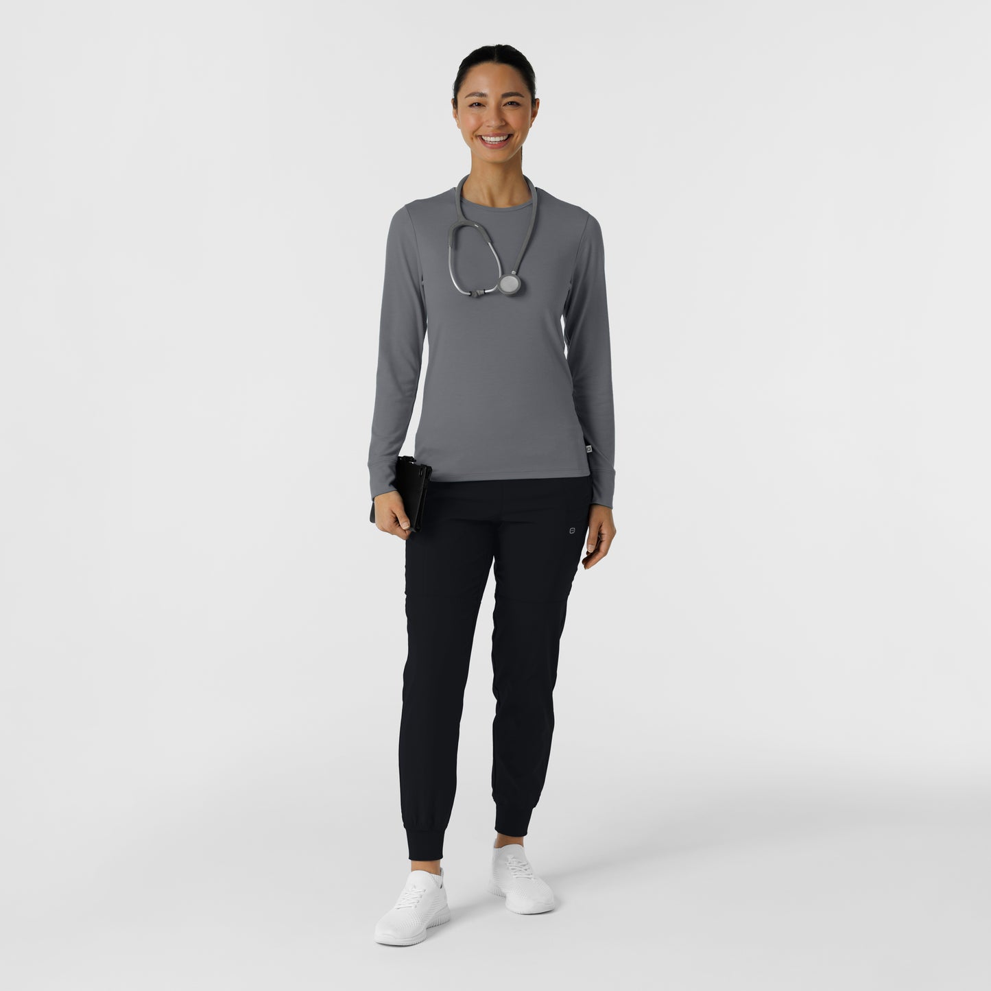 Women's Long Sleeve Pewter Layering Tee NHE