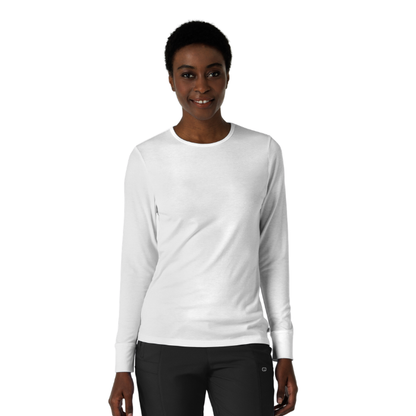 Women's Long Sleeve White Layering Tee