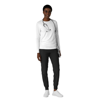 Women's Long Sleeve White Layering Tee