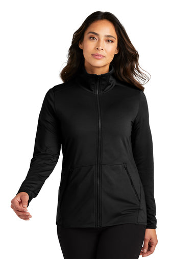 Port Authority® Women's Accord Stretch Fleece Full-Zip SNA