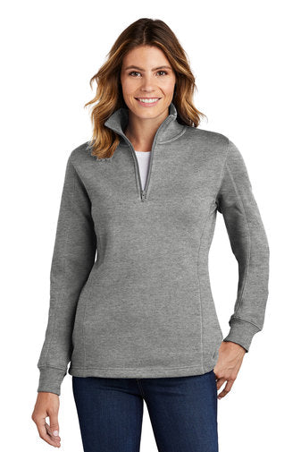 Sport-Tek® Ladies 1/4-Zip Sweatshirt w/ UNH Extension logo