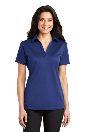 Port Authority® Ladies Silk Touch™ Performance Polo w/ UNH Extension logo