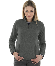 Load image into Gallery viewer, WOMEN&#39;S HEATHERED FLEECE PULLOVER

