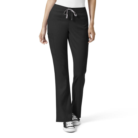 Women's Drawstring Flare Leg Cargo Pant