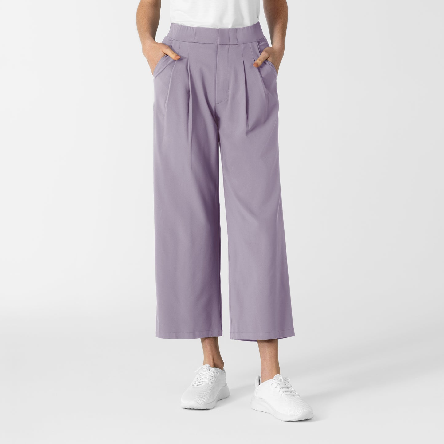 Women's Cropped Wide Leg Scrub Trouser