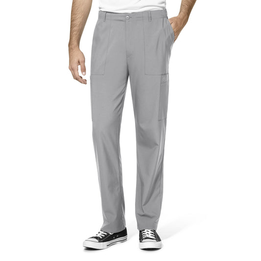 Men's W123 Flat Front Cargo Pant in Grey