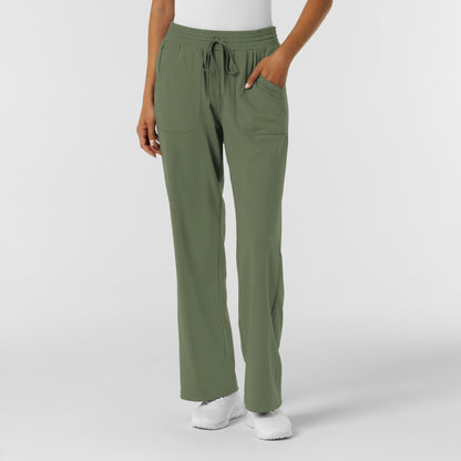 Women's Wide Leg Scrub Pant - Petite