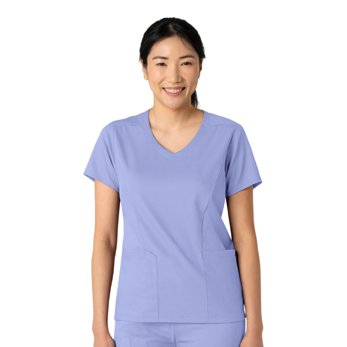 Women's Boundless 2-Pocket V-Neck Scrub Top-NHE