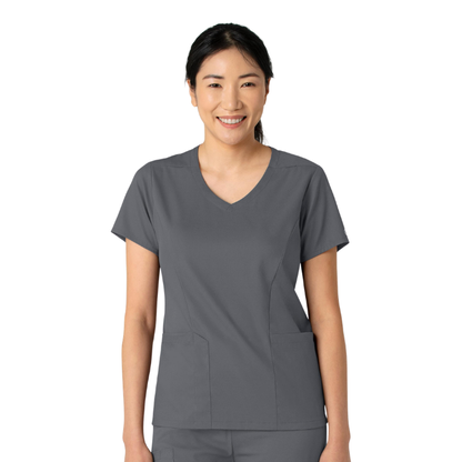 Women's Boundless 2-Pocket V-Neck Scrub Top-NHE