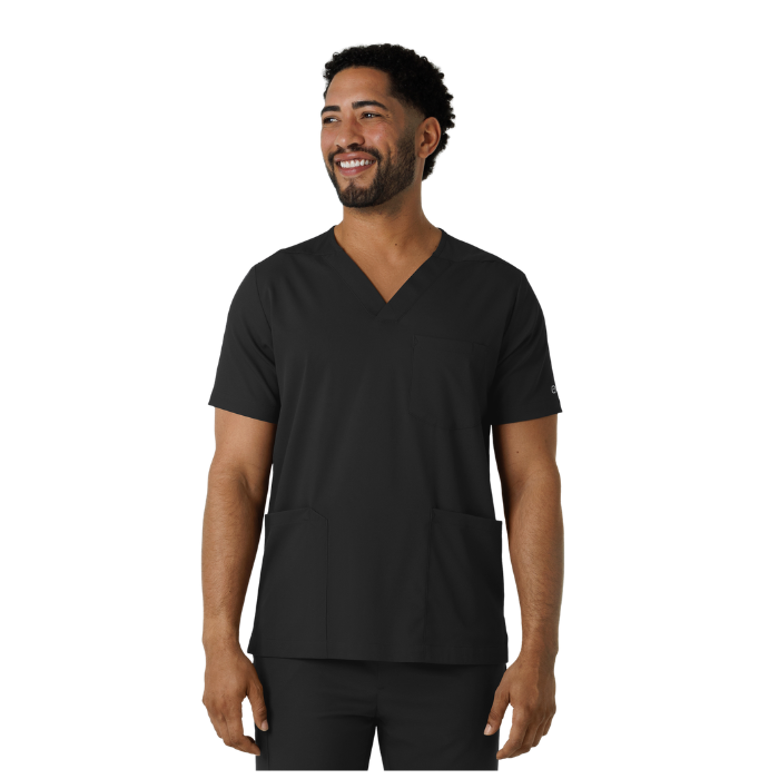 Men's Boundless Multi Pocket V-Neck Scrub Top- NHE