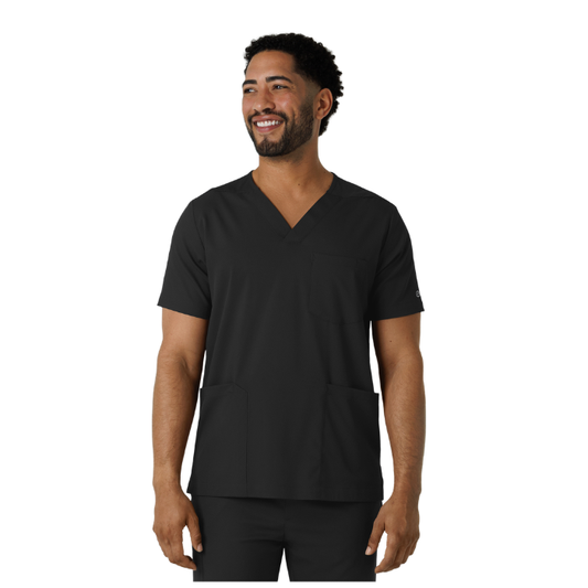 Men's Boundless Multi Pocket V-Neck Scrub Top- NHE