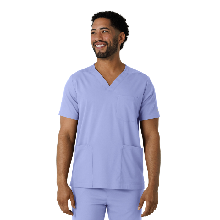Men's Boundless Multi Pocket V-Neck Scrub Top- NHE
