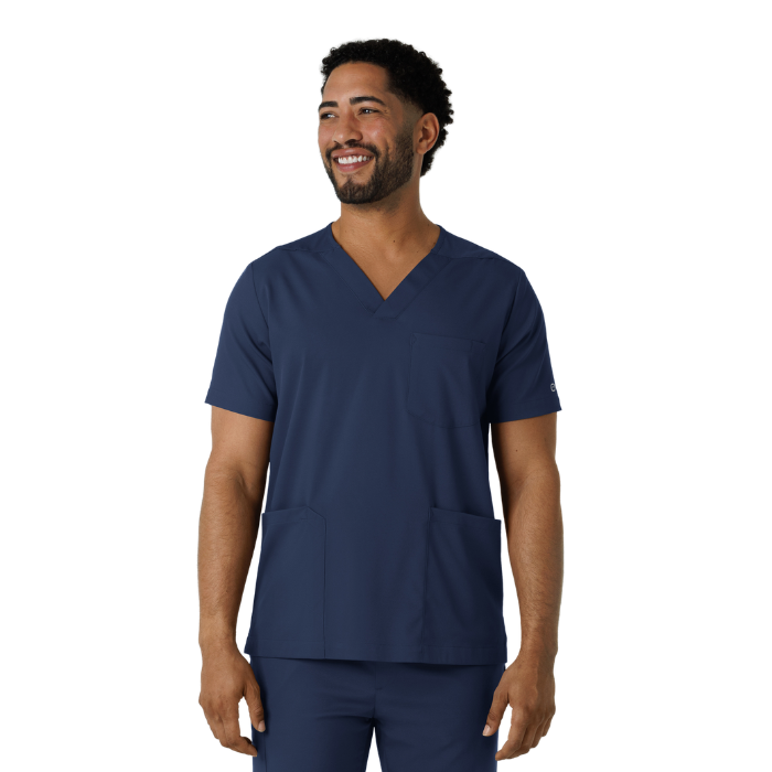 Men's Boundless Multi Pocket V-Neck Scrub Top- NHE