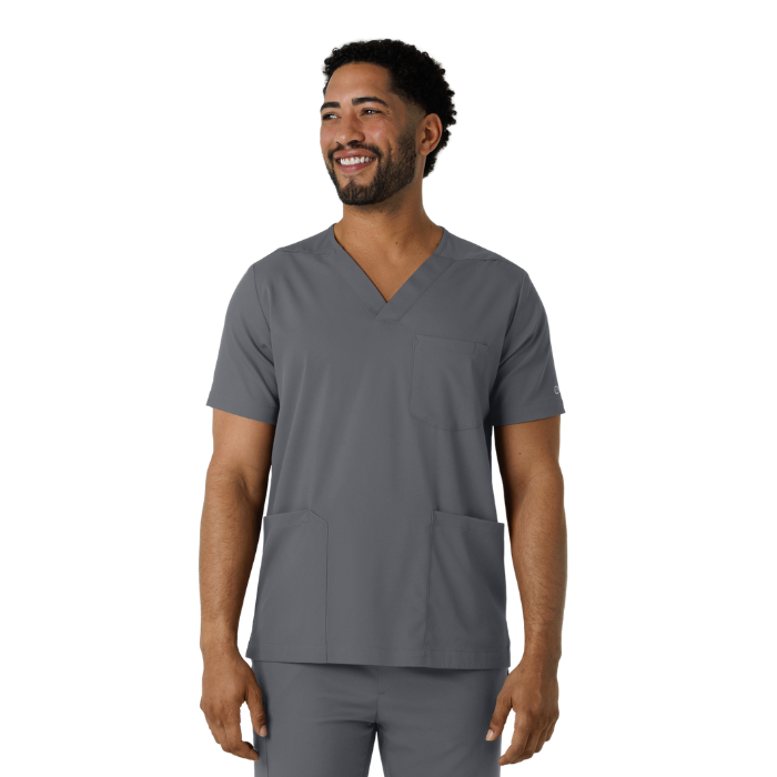 Men's Boundless Multi Pocket V-Neck Scrub Top- NHE