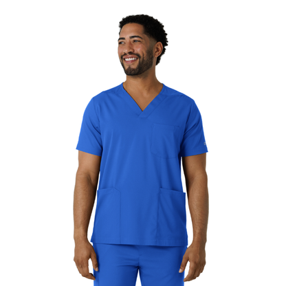 Men's Boundless Multi Pocket V-Neck Scrub Top- NHE