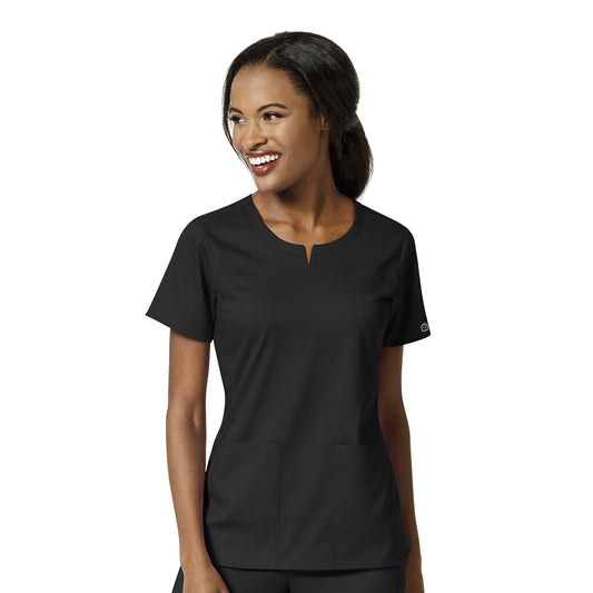 Women's 4-Pocket Notch-Neck Top