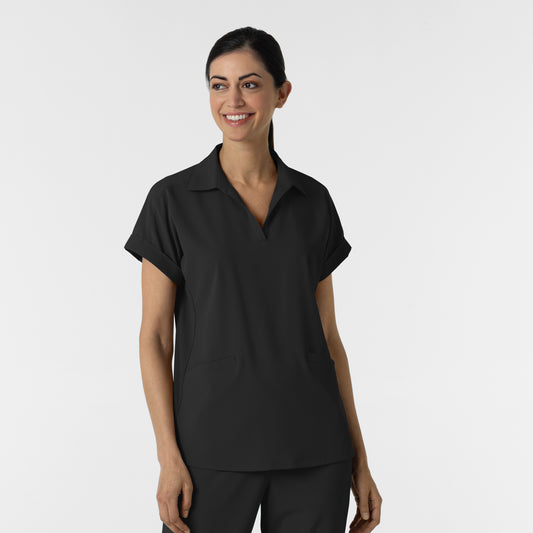 Women’s Collared Scrub Top