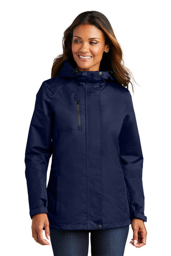 Ladies All Conditions Jacket with St. Anselm Nursing Logo