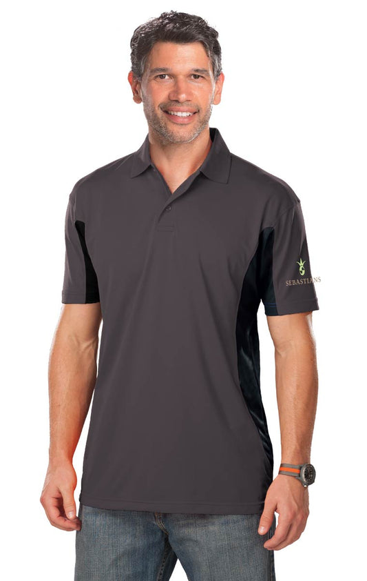 Sebastians Men's Graphite Polo