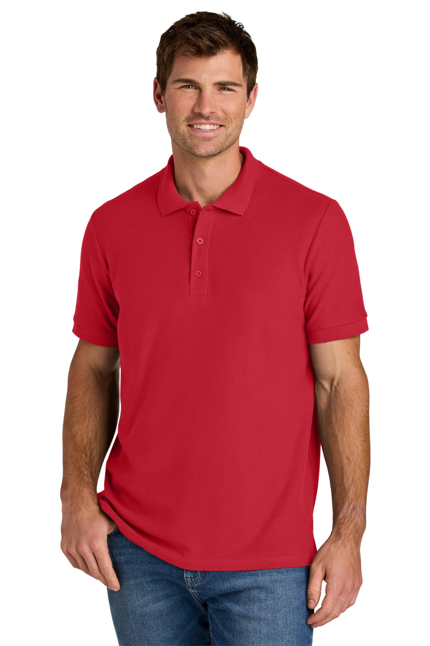Gildan G85800 Men's  Hammer® Pique Polo w/ Lindner Dental logo