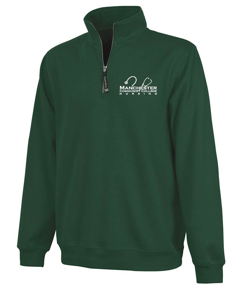 Unisex Crosswind Quarter Zip Sweatshirt w/ MCC Nursing Logo