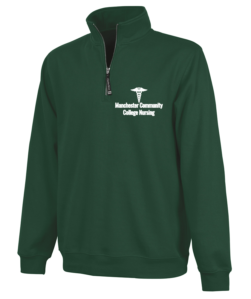 Unisex Crosswind Quarter Zip Sweatshirt w/ MCC Nursing Logo