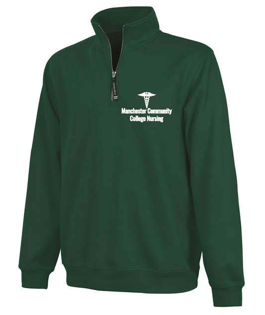 Unisex Crosswind Quarter Zip Sweatshirt w/ MCC Nursing Logo