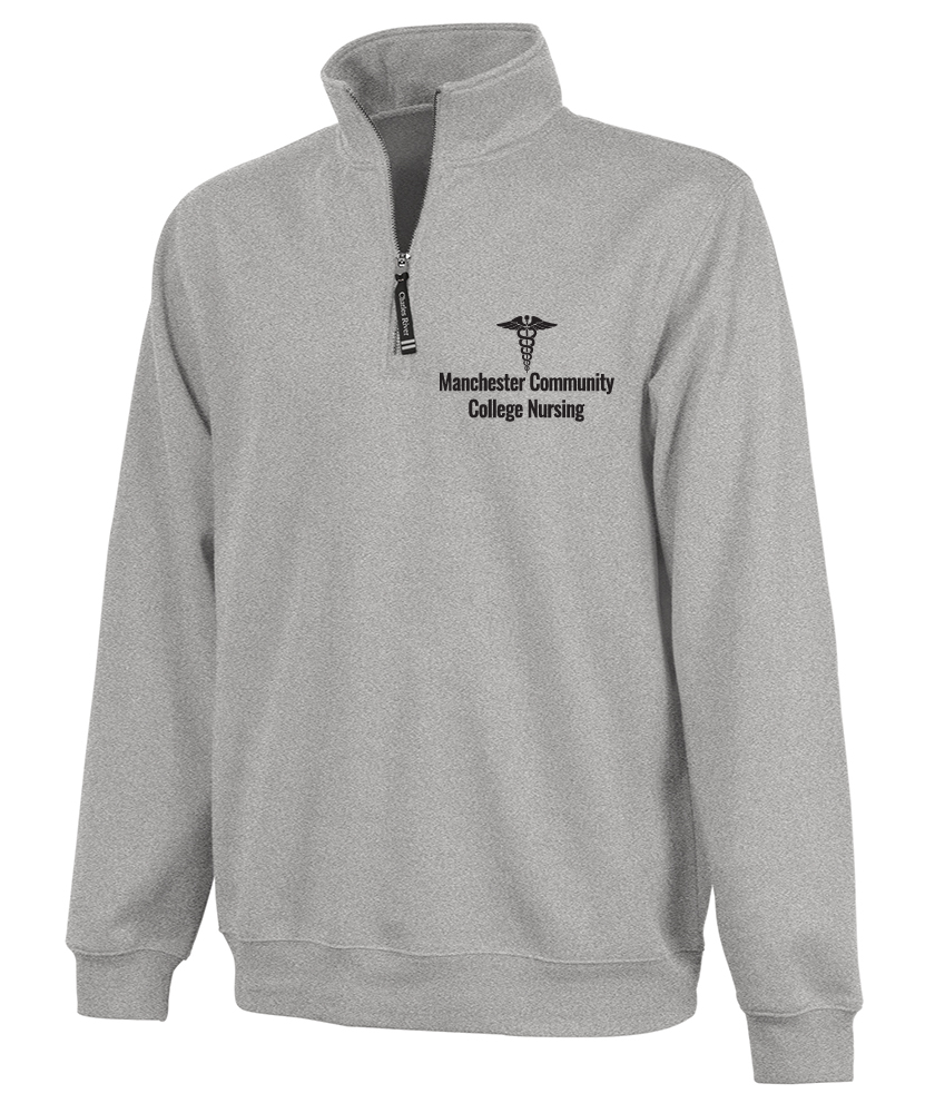 Unisex Crosswind Quarter Zip Sweatshirt w/ MCC Nursing Logo