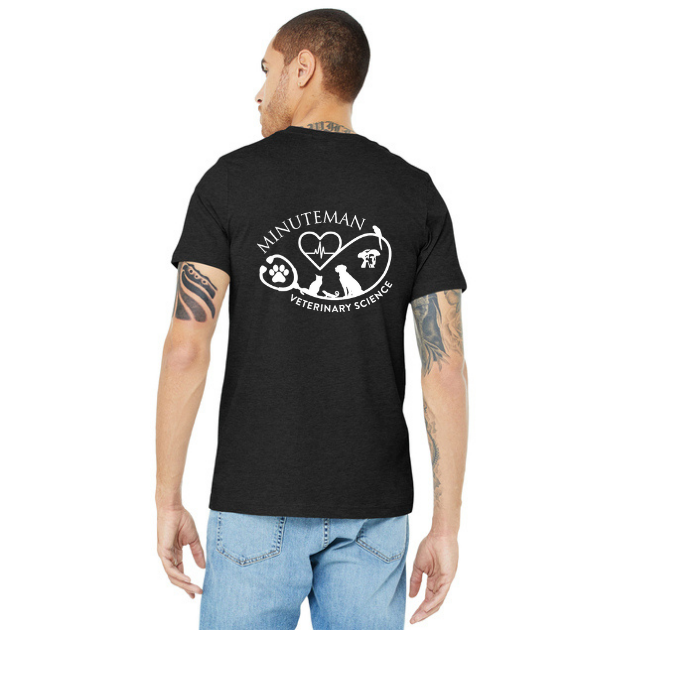 Minuteman Animal Science T-shirt- Black Heather
