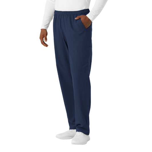 Men's Navy Straight Leg Cargo Pant-CCMD