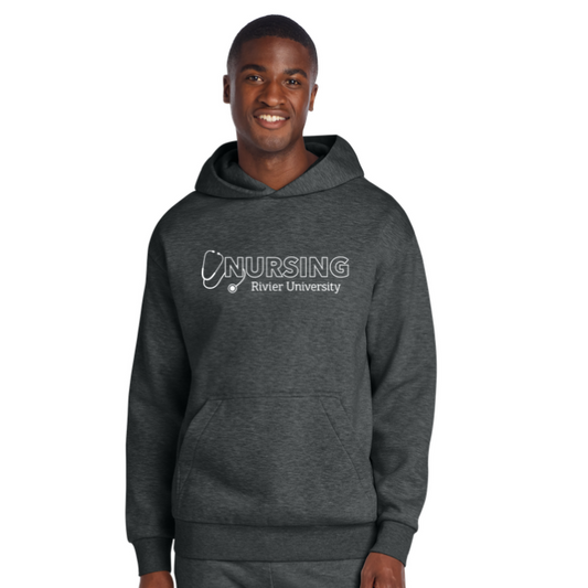 District® V.I.T.™ Heavyweight Fleece Hoodie w/ Rivier Logo