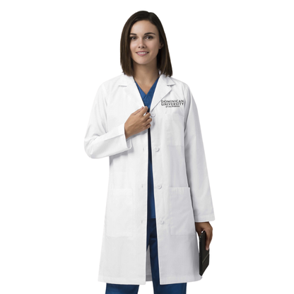 Women's Dominican Embroidered Lab Coat