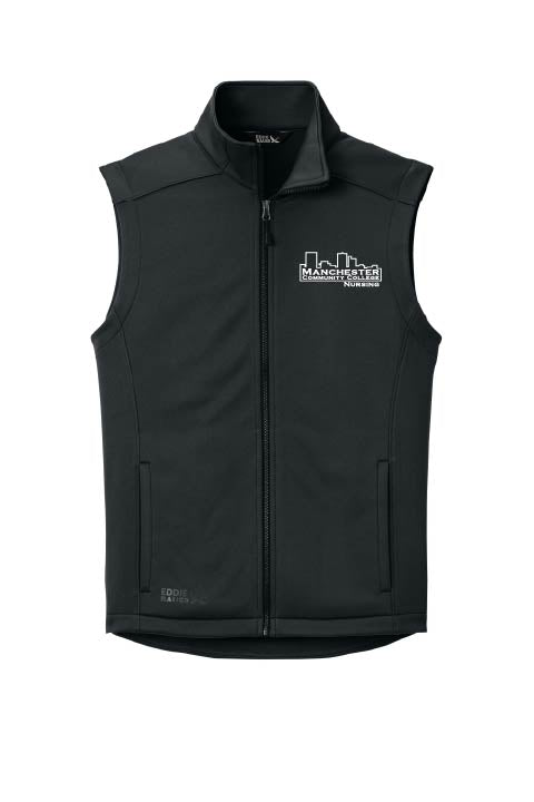 Eddie Bauer Men's Smooth Fleece Vest w/ MCC Scrub logo