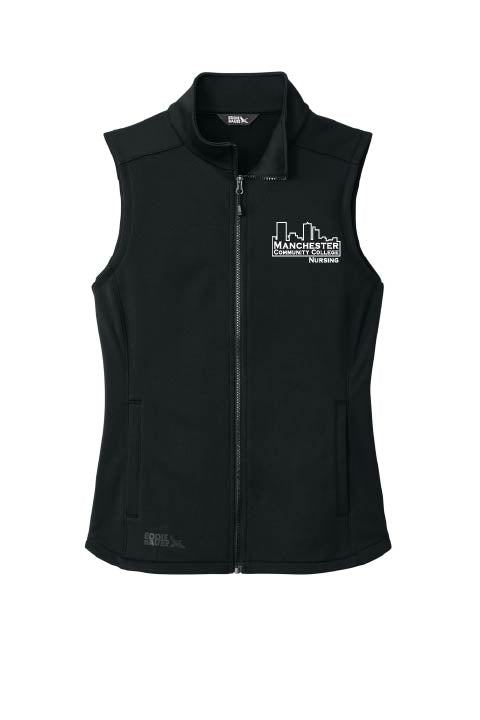 Eddie Bauer Women's Smooth Fleece Vest w/ MCC Skyline logo