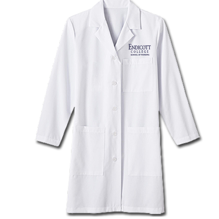 Unisex Lab Coat with Endicott Embroidery