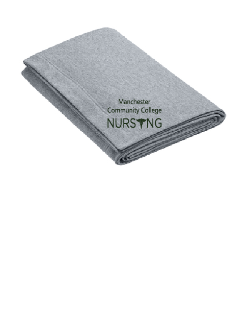 Gildan Heavy Blend Fleece Stadium Blanket w/ MCC Nursing Logo