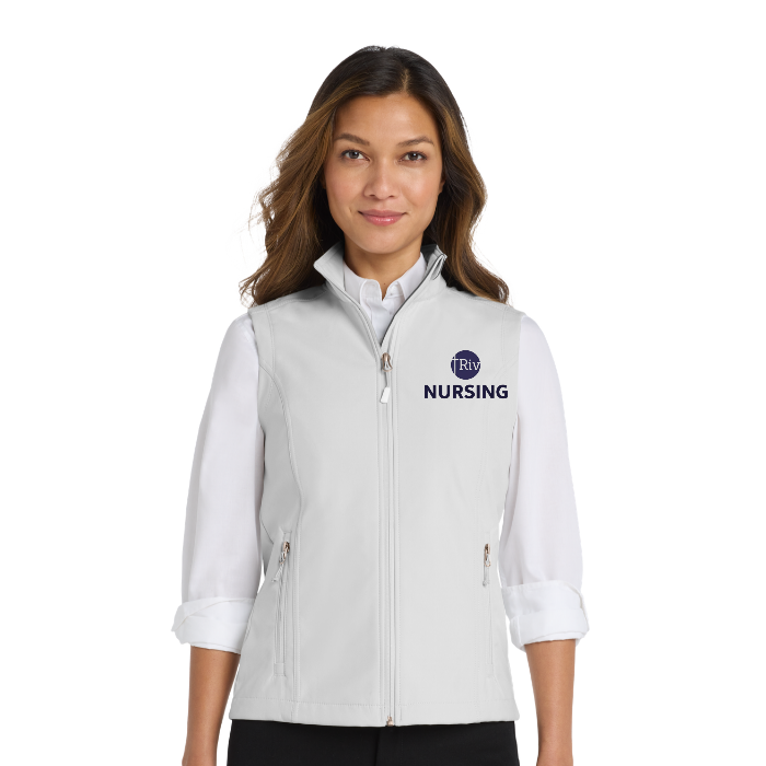 Port Authority® Ladies Core Soft Shell Vest w/  Rivier Nursing