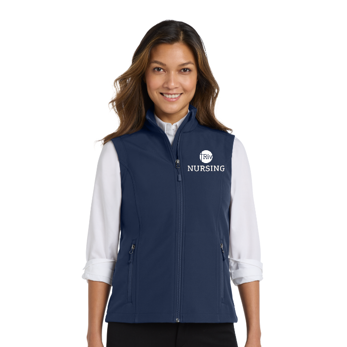 Port Authority® Ladies Core Soft Shell Vest w/  Rivier Nursing