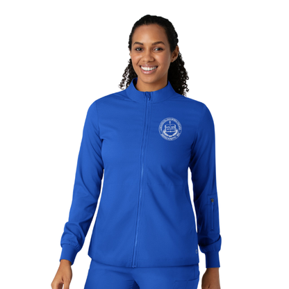 Women's Laboure College Embroidered Scrub Jacket
