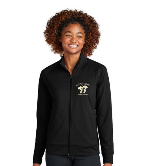 Minuteman Cosmetology Sport-Tek® Women's Sport-Wick® Fleece Full-Zip Jacket Minuteman