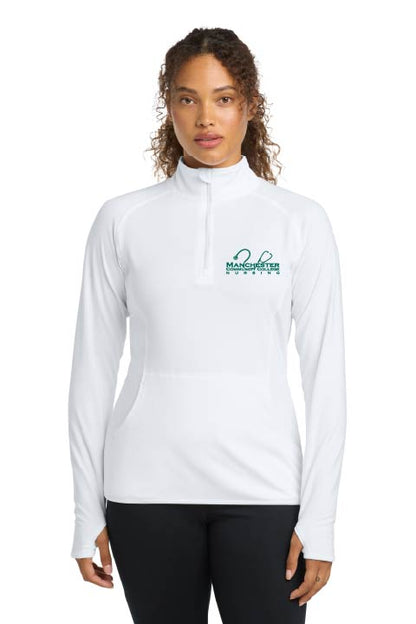 Women's Sport-Tek® Sport-Wick® Stretch 1/4-Zip Pullover w/ MCC Nursing Logo