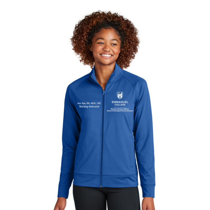 Emmanuel College Women's Faculty Sport Tek Smooth Fleece Jacket