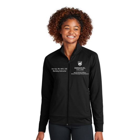 Emmanuel College Women's Faculty Sport Tek Smooth Fleece Jacket