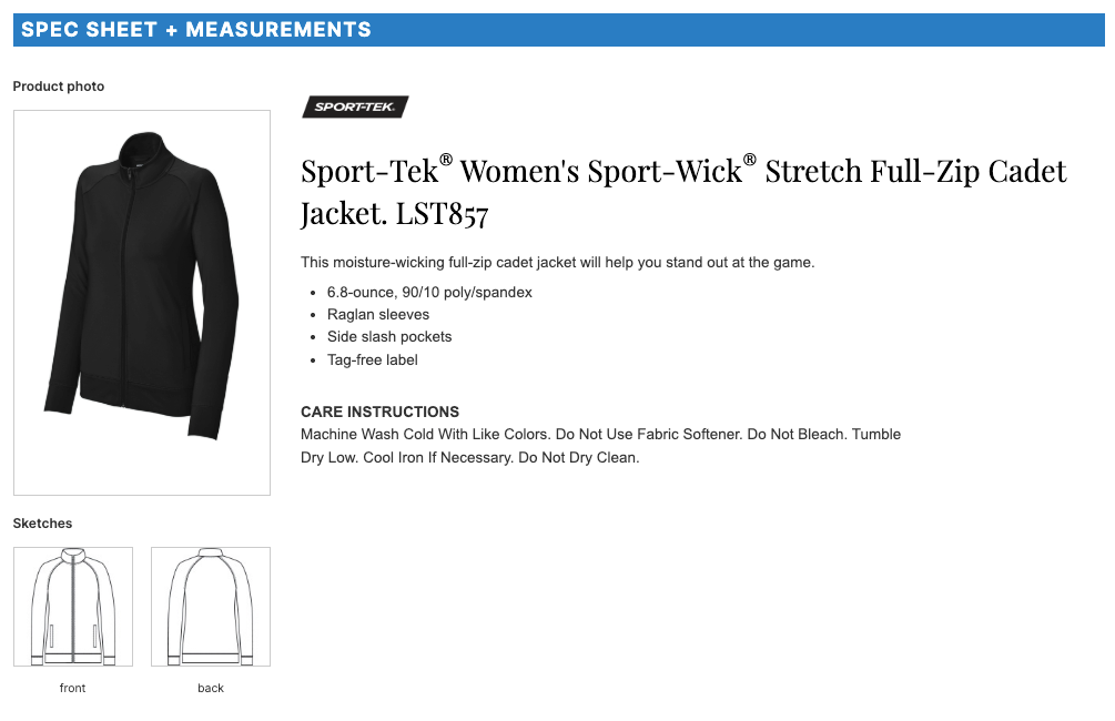 Women's Northeastern Faculty Sport Tek Smooth Fleece Full Zip