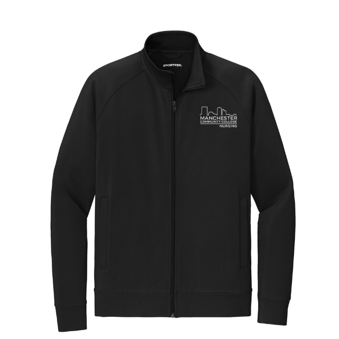 Women's Manchester Comm College Nursing Embroidered Smooth Fleece Jacket
