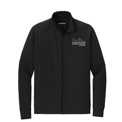 Women's Manchester Comm College Nursing Embroidered Smooth Fleece Jacket
