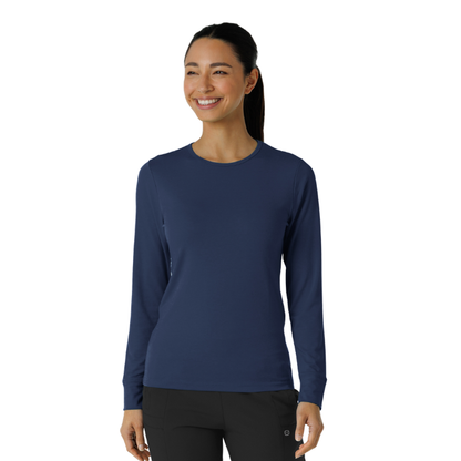 Women's Navy Blue Layering Tee-Salem High