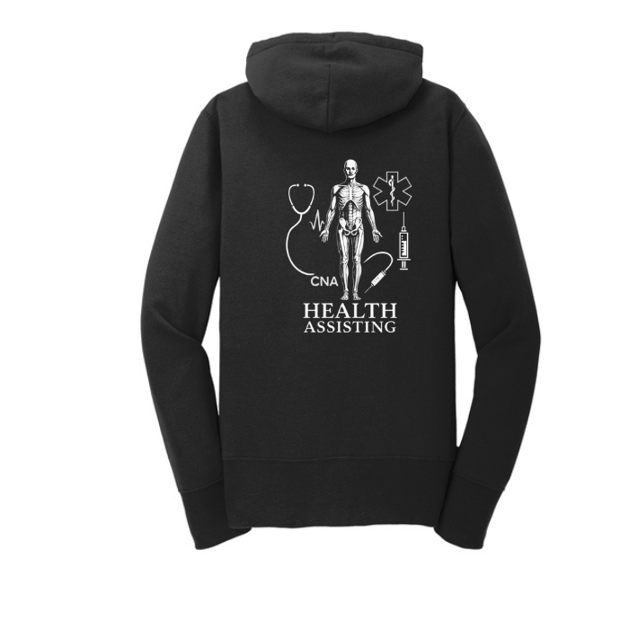 Minuteman Health Assisting Women's Zippered Hooded Sweatshirt
