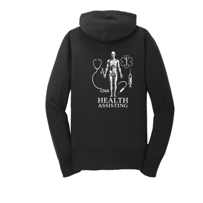 Minuteman Health Assisting Women's Zippered Hooded Sweatshirt