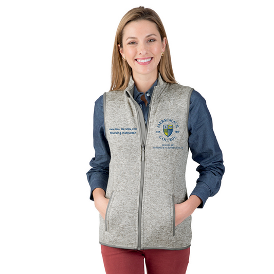 MERRIMACK WOMEN'S PACIFIC HEATHERED VEST